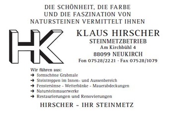 Klaus Hirscher - Steinmetzbetrieb